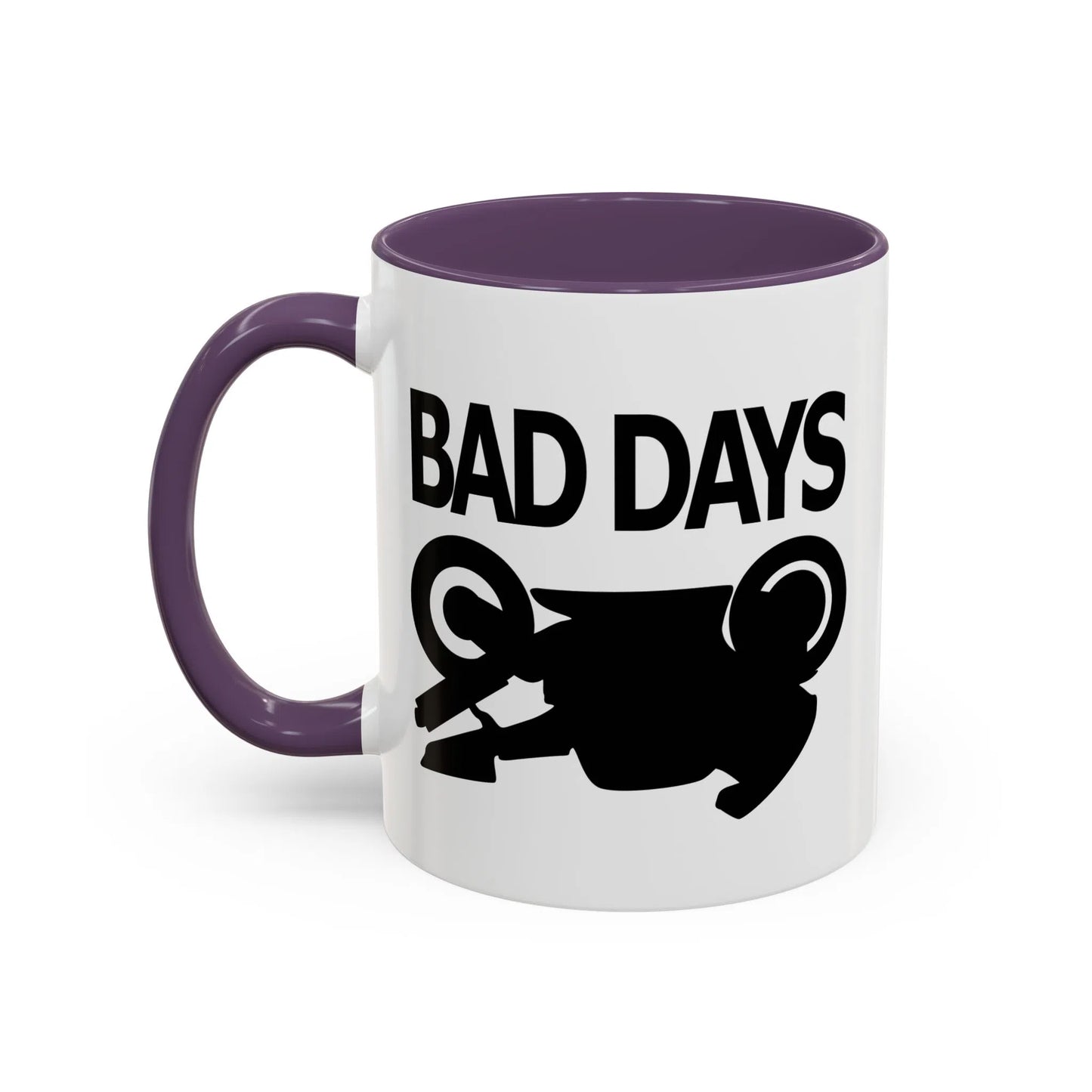 Motorcycle Good Days And Bad Days Accent Coffee Mug