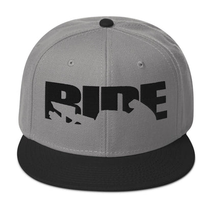 Ride Sport Bike Silhouette Snapback Hat