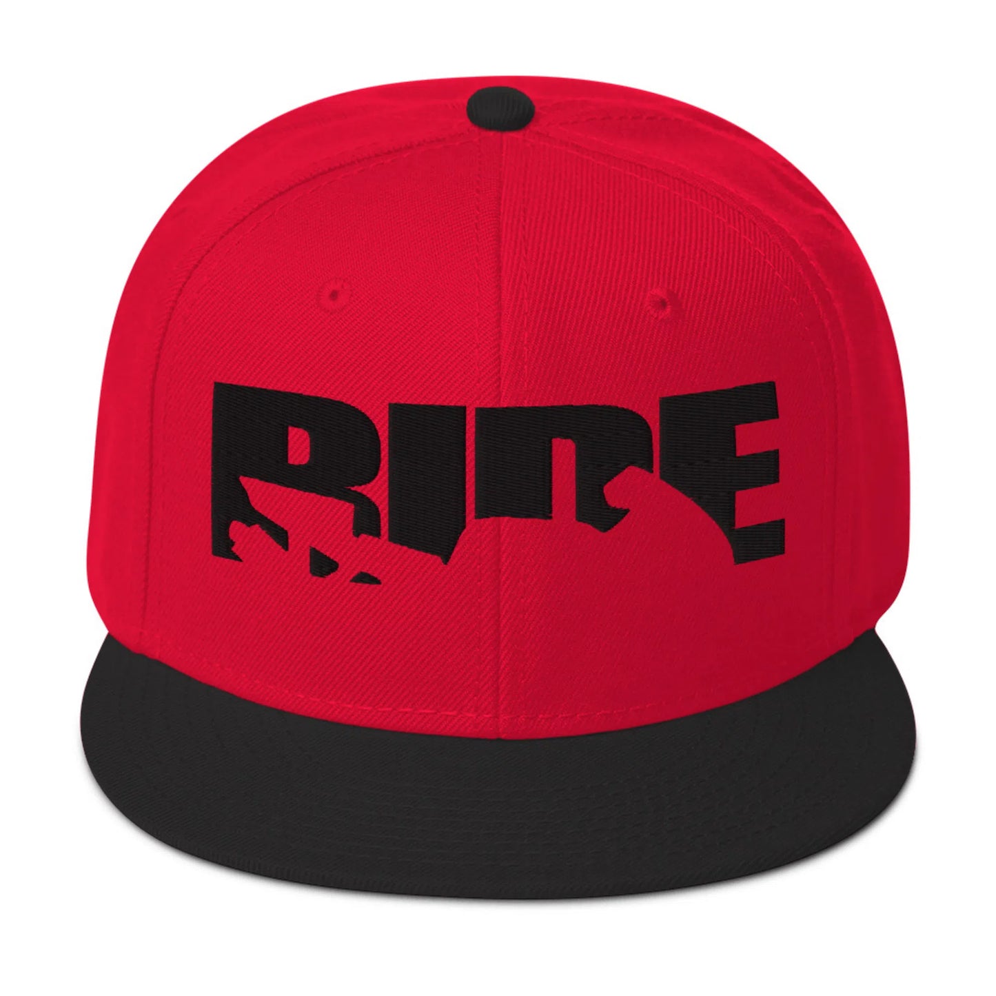 Ride Sport Bike Silhouette Snapback Hat