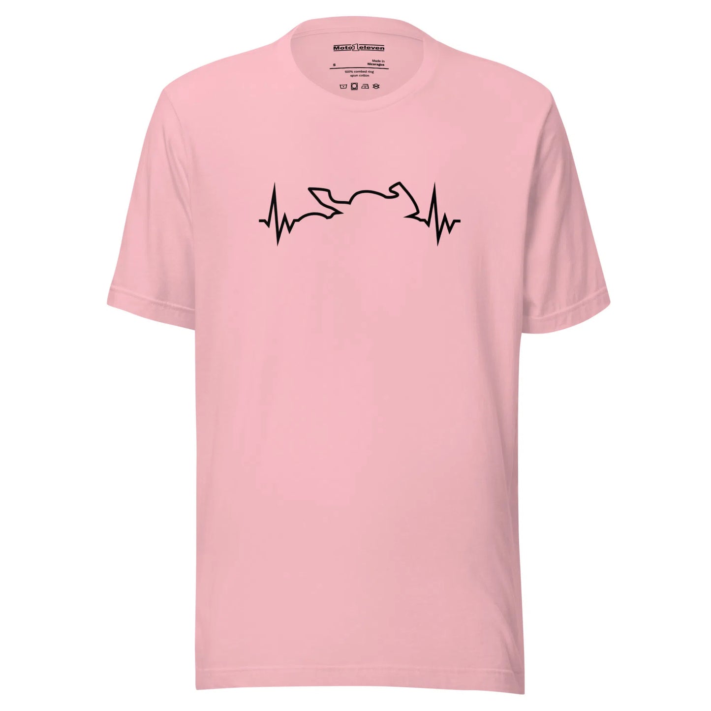 Pink Sport Bike Heartbeat T-Shirt